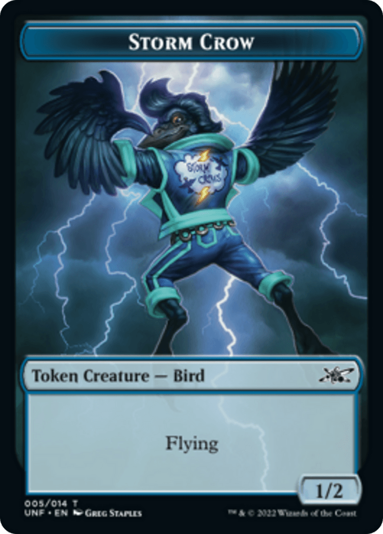 Clown Robot (003) // Storm Crow Double-Sided Token [Unfinity Tokens] - Trinity Hobby
