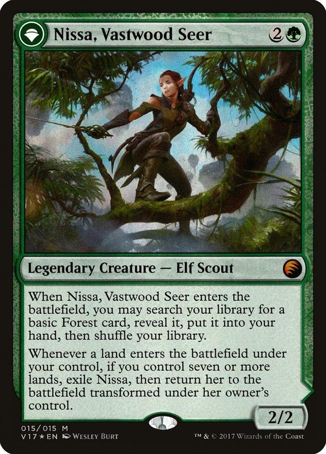 Nissa, Vastwood Seer // Nissa, Sage Animist [From the Vault: Transform] - Trinity Hobby
