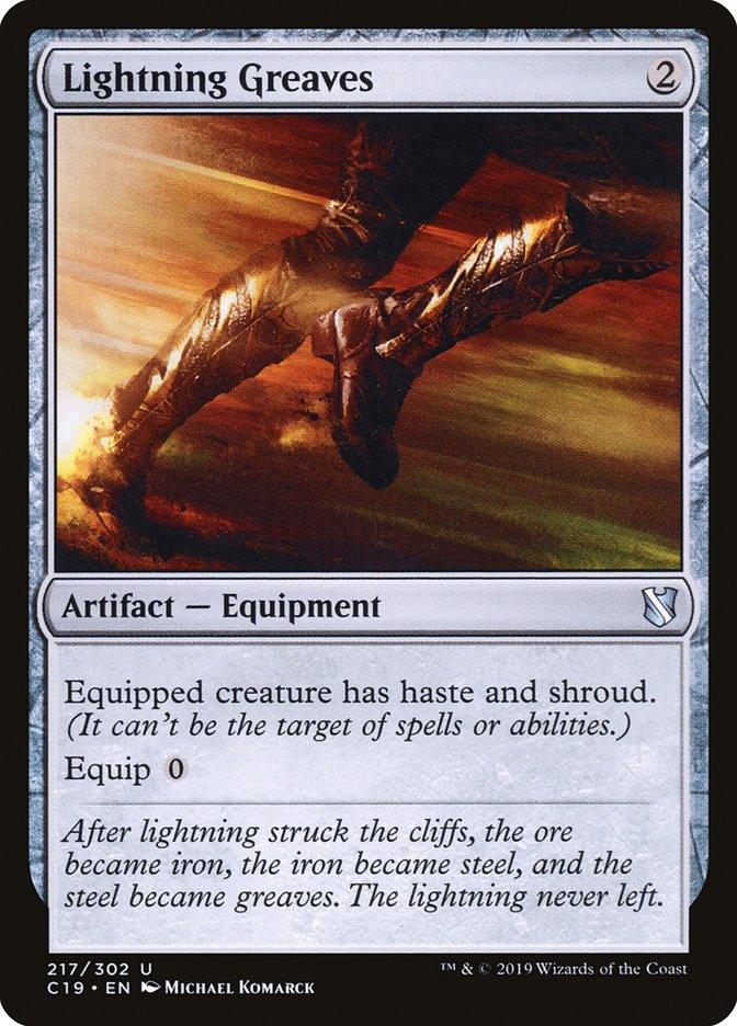Lightning Greaves [Commander 2019] - Trinity Hobby