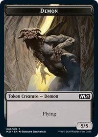 Demon // Soldier Double-Sided Token [Core Set 2021 Tokens] - Trinity Hobby