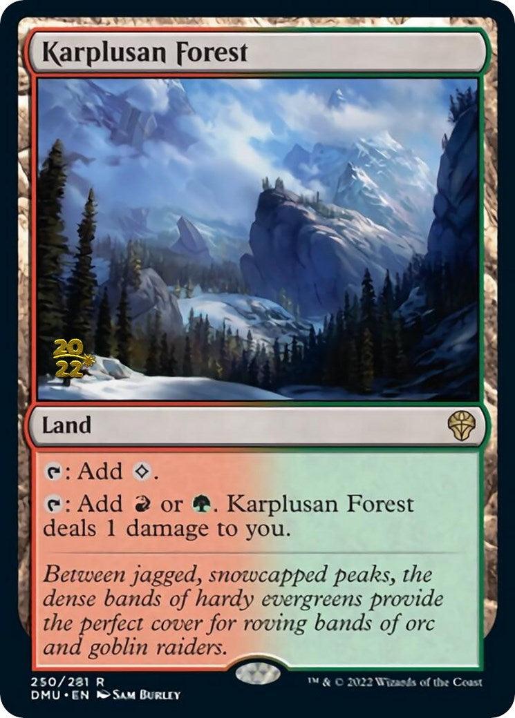 Karplusan Forest [Dominaria United Prerelease Promos] - Trinity Hobby