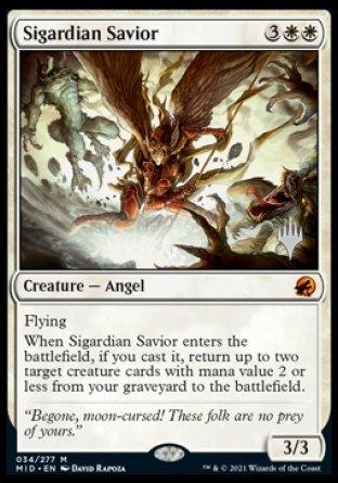 Sigardian Savior (Promo Pack) [Innistrad: Midnight Hunt Promos] - Trinity Hobby