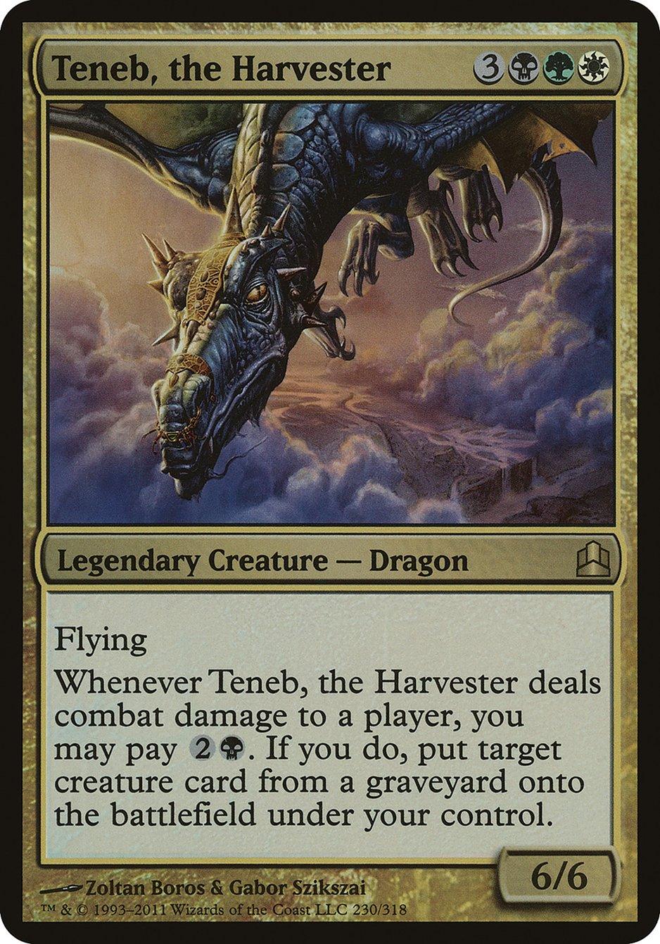 Teneb, the Harvester (Oversized) [Commander 2011 Oversized] - Trinity Hobby
