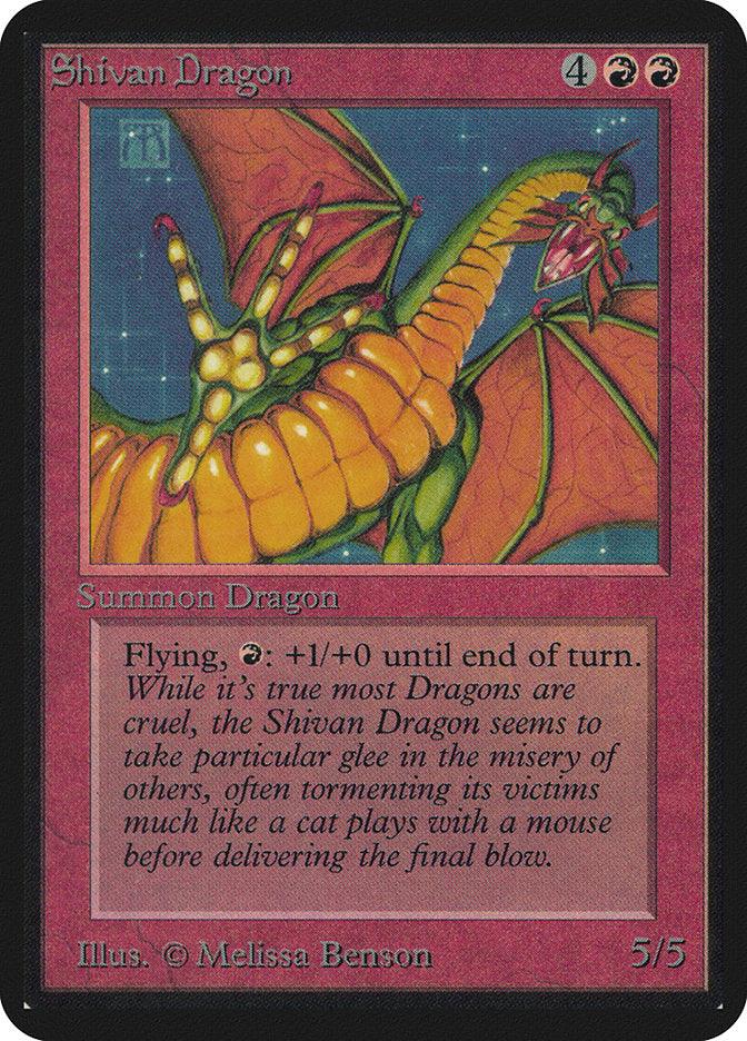 Shivan Dragon [Alpha Edition] - Trinity Hobby