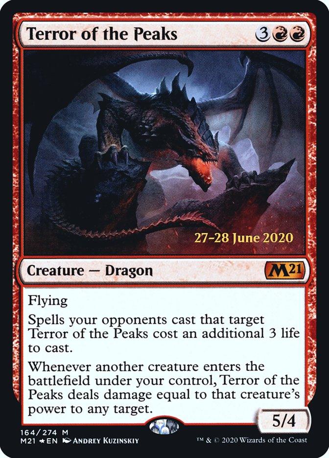 Terror of the Peaks [Core Set 2021 Prerelease Promos] - Trinity Hobby