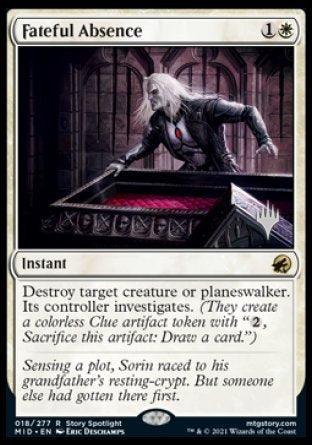 Fateful Absence (Promo Pack) [Innistrad: Midnight Hunt Promos] - Trinity Hobby