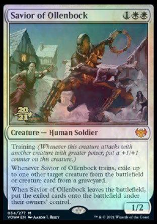 Savior of Ollenbock [Innistrad: Crimson Vow Prerelease Promos] - Trinity Hobby