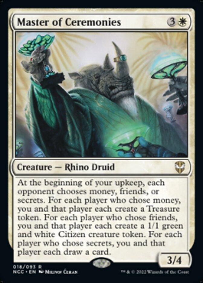 Master of Ceremonies [Streets of New Capenna Commander] - Trinity Hobby