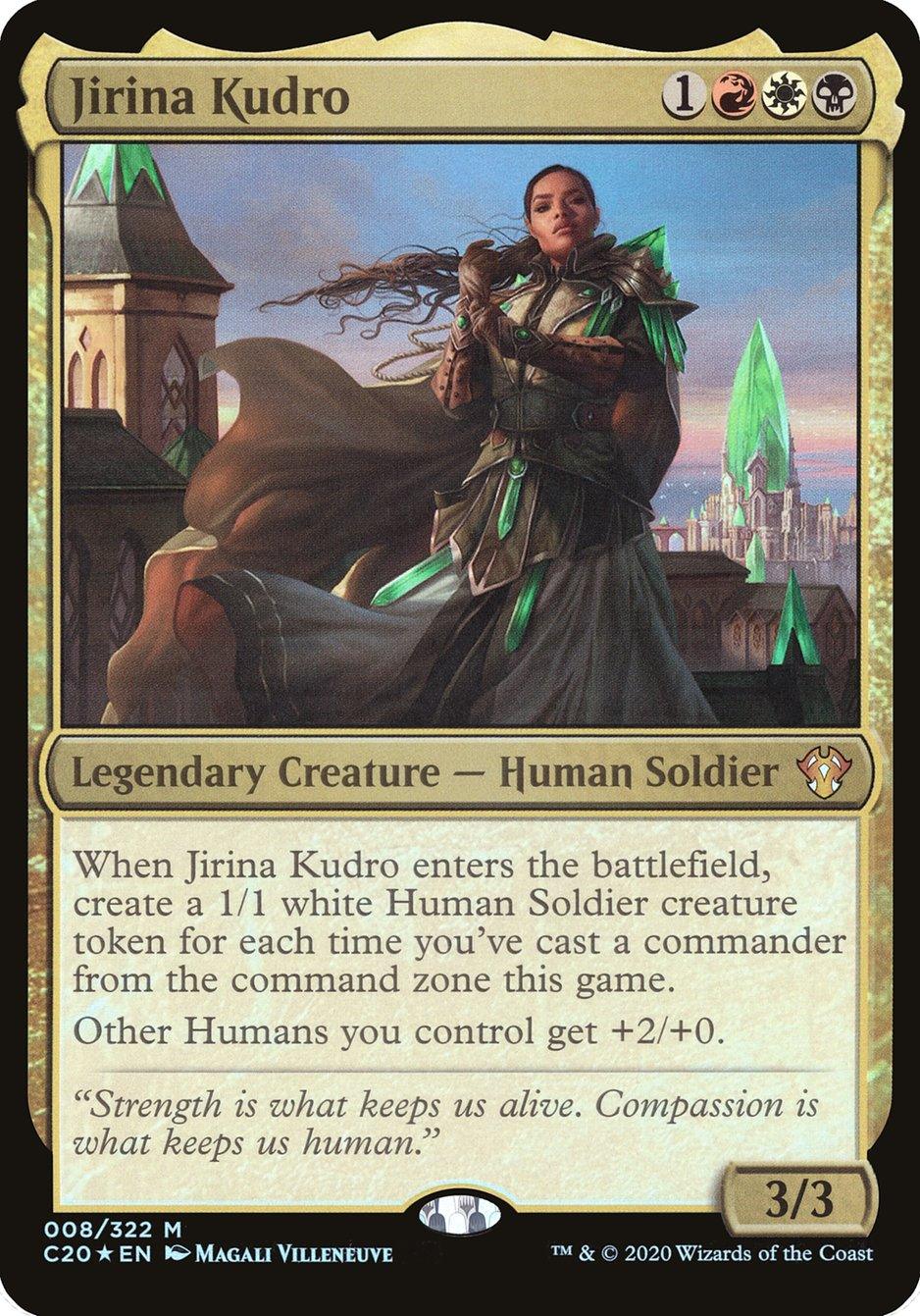 Jirina Kudro (Oversized) [Commander 2020 Oversized] - Trinity Hobby