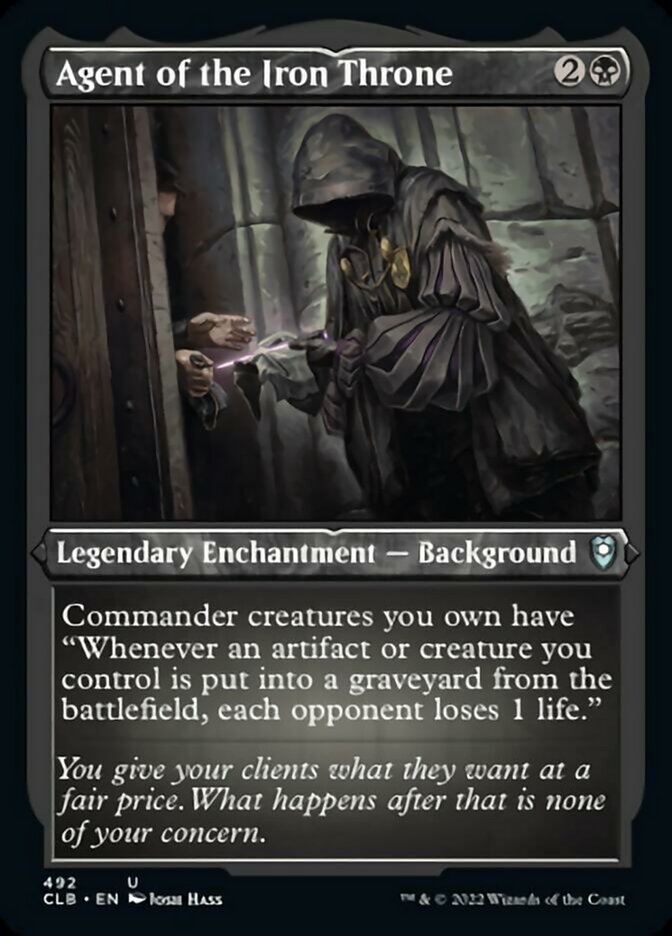 Agent of the Iron Throne (Foil Etched) [Commander Legends: Battle for Baldur's Gate] - Trinity Hobby