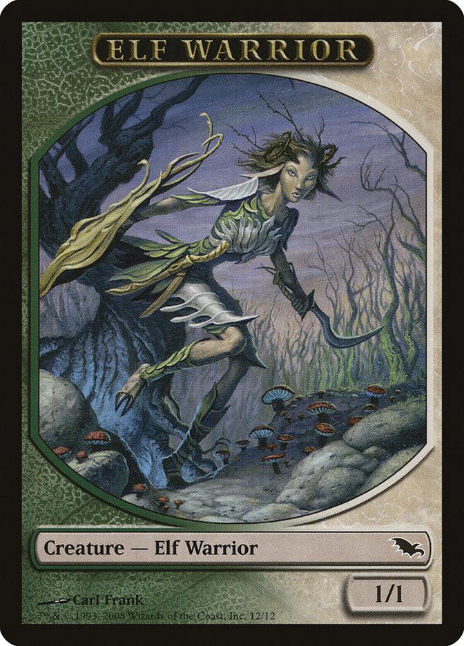 Elf Warrior Token (12/12) [Shadowmoor Tokens] - Trinity Hobby