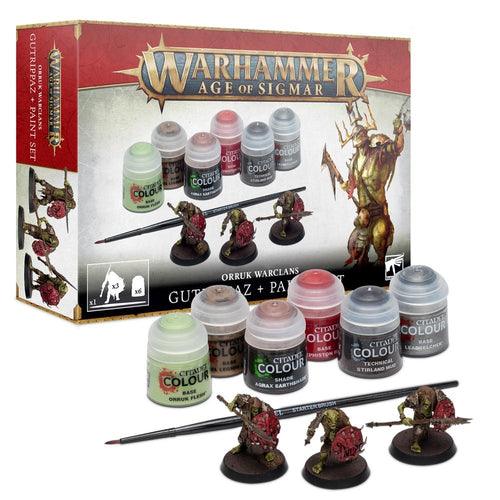 Age of Sigmar: ORRUKS Warclans + PAINT SET - Trinity Hobby