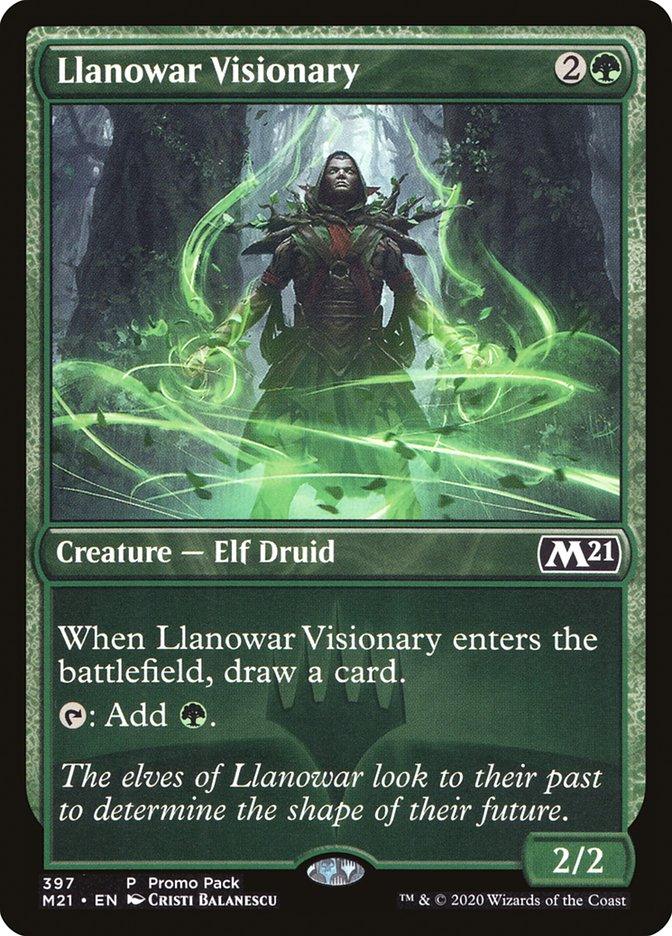 Llanowar Visionary (Promo Pack) [Core Set 2021 Promos] - Trinity Hobby