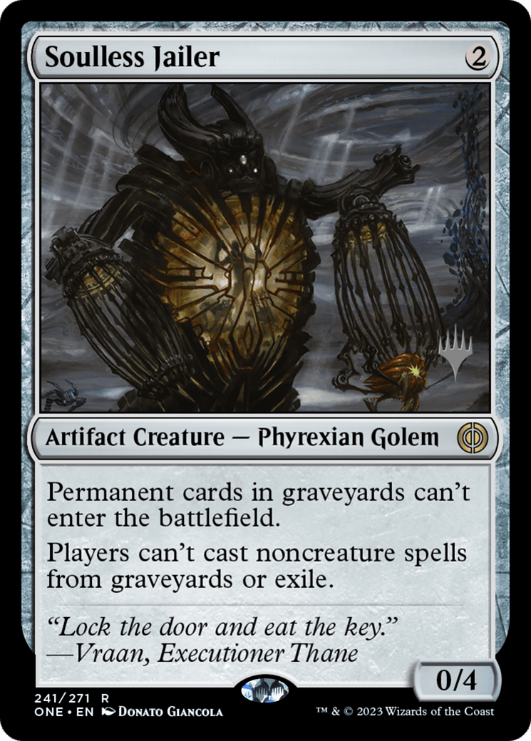 Soulless Jailer (Promo Pack) [Phyrexia: All Will Be One Promos] - Trinity Hobby