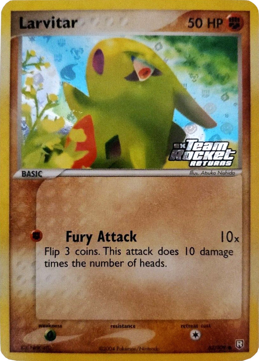Larvitar (62/109) (Stamped) [EX: Team Rocket Returns] - Trinity Hobby