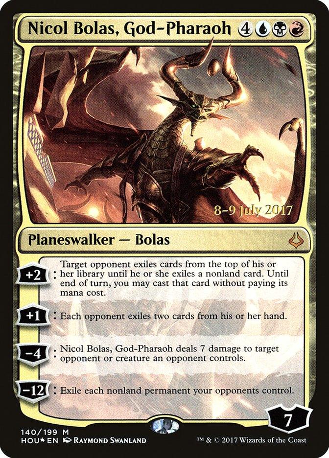 Nicol Bolas, God-Pharaoh [Hour of Devastation Prerelease Promos] - Trinity Hobby