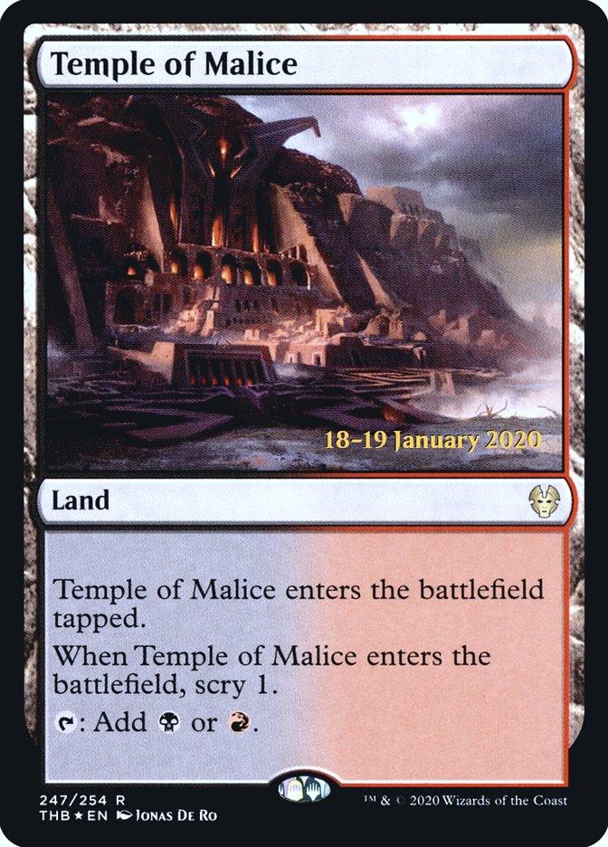 Temple of Malice [Theros Beyond Death Prerelease Promos] - Trinity Hobby