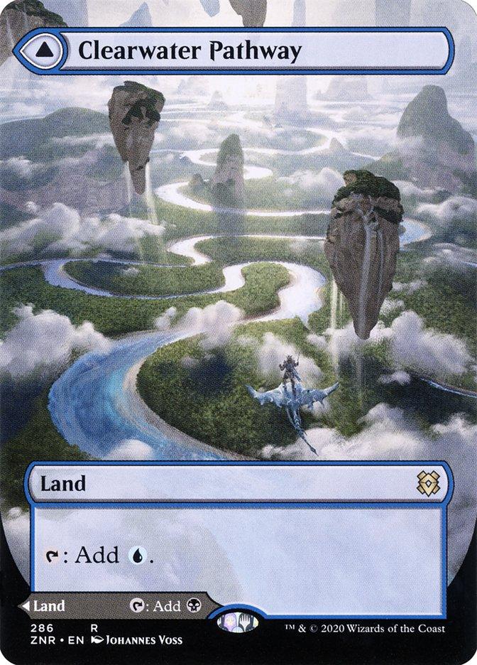 Clearwater Pathway // Murkwater Pathway (Borderless Alternate Art) [Zendikar Rising] - Trinity Hobby