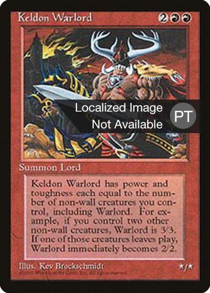 Keldon Warlord [Fourth Edition (Foreign Black Border)] - Trinity Hobby