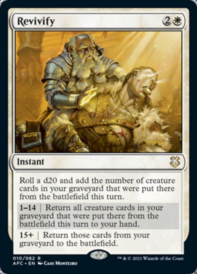 Revivify [Dungeons & Dragons: Adventures in the Forgotten Realms Commander] - Trinity Hobby
