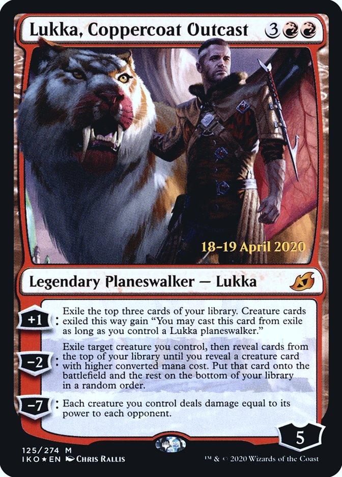 Lukka, Coppercoat Outcast [Ikoria: Lair of Behemoths Prerelease Promos] - Trinity Hobby