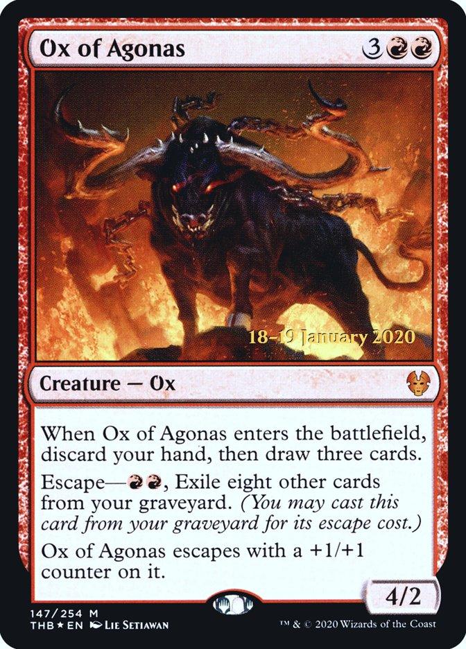 Ox of Agonas [Theros Beyond Death Prerelease Promos] - Trinity Hobby