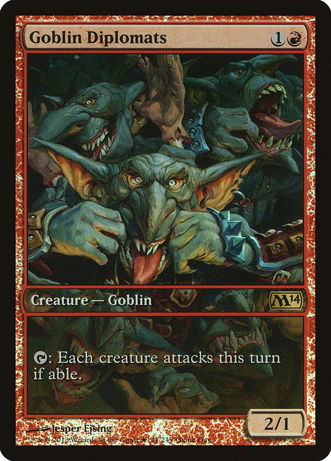 Goblin Diplomats (Game Day) [Magic 2014 Promos] - Trinity Hobby