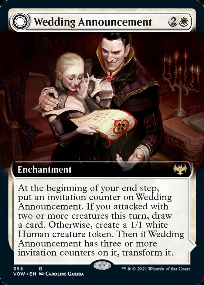 Wedding Announcement // Wedding Festivity (Extended Art) [Innistrad: Crimson Vow] - Trinity Hobby