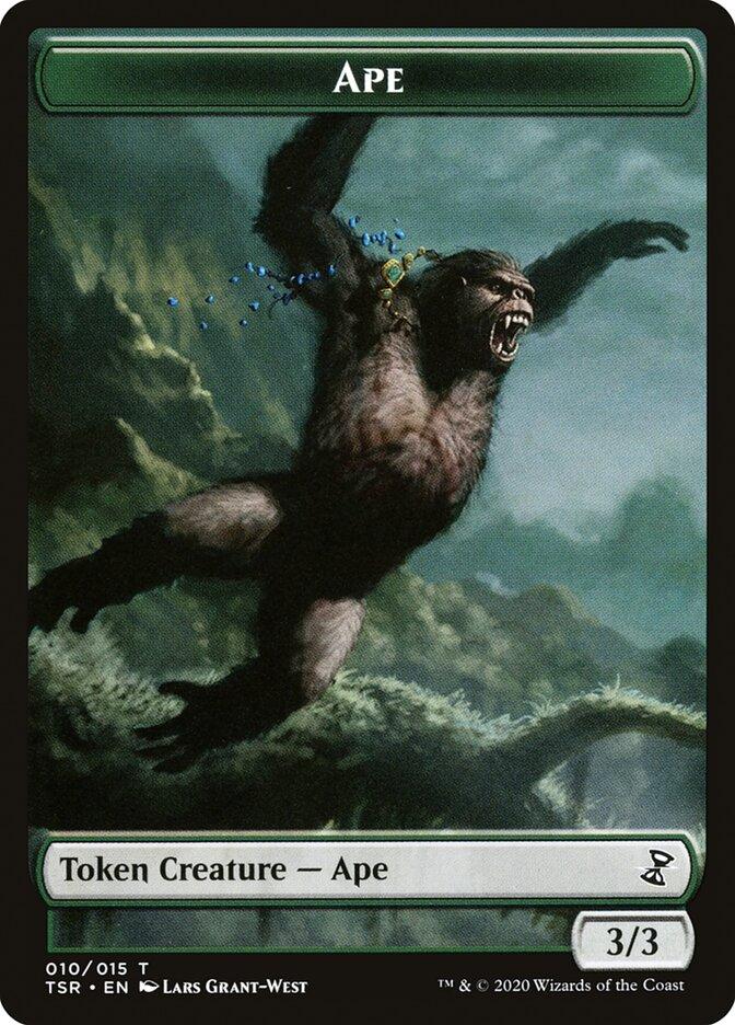 Angel // Ape Double-Sided Token [Double Masters Tokens] - Trinity Hobby