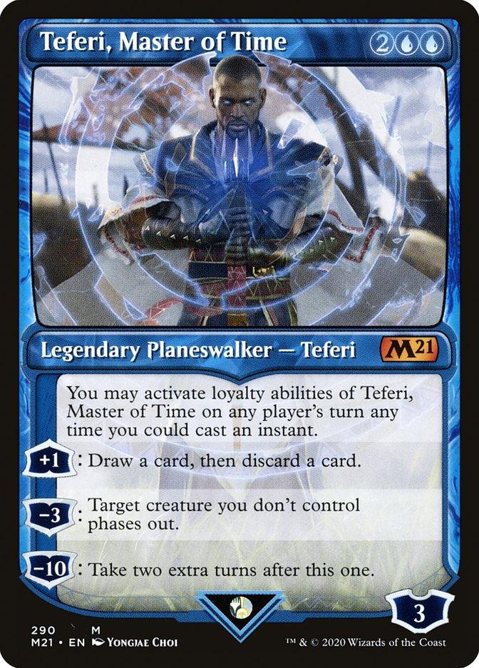 Teferi, Master of Time (Showcase) (290) [Core Set 2021] - Trinity Hobby