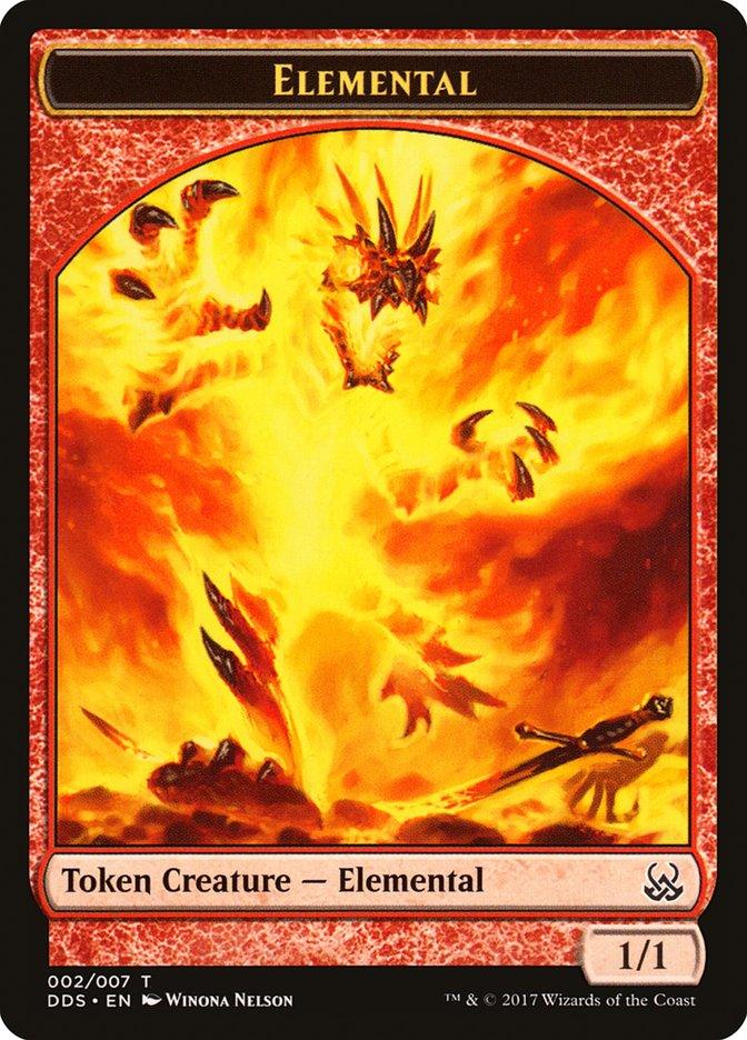 Elemental Token [Duel Decks: Mind vs. Might Tokens] - Trinity Hobby