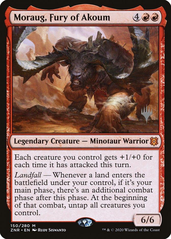Moraug, Fury of Akoum (Promo Pack) [Zendikar Rising Promos] - Trinity Hobby