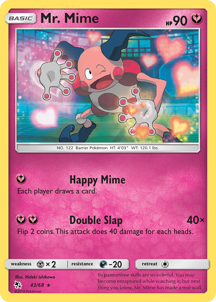 Mr. Mime (43/68) [Sun & Moon: Hidden Fates] - Trinity Hobby