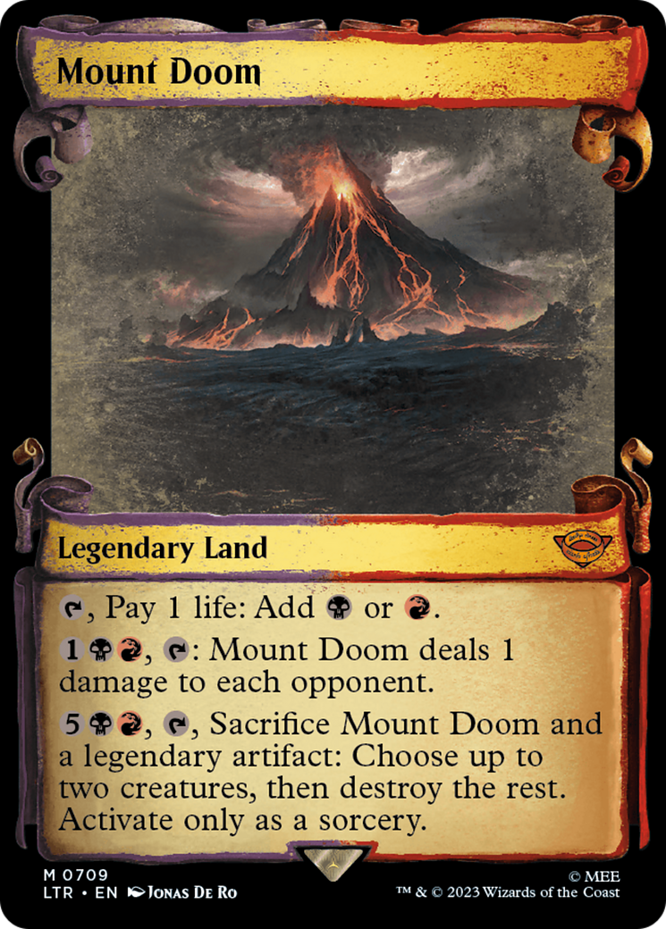 Mount Doom [The Lord of the Rings: Tales of Middle-Earth Showcase Scrolls] - Trinity Hobby