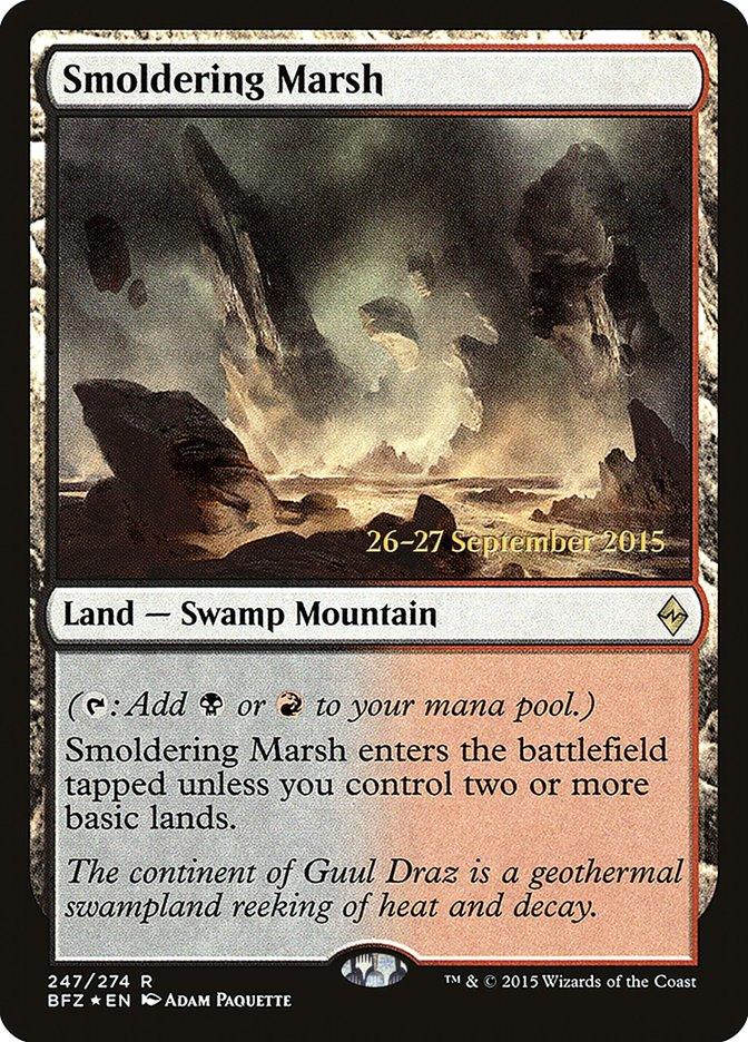 Smoldering Marsh [Battle for Zendikar Prerelease Promos] - Trinity Hobby
