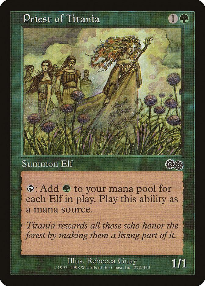 Priest of Titania [Urza's Saga] - Trinity Hobby