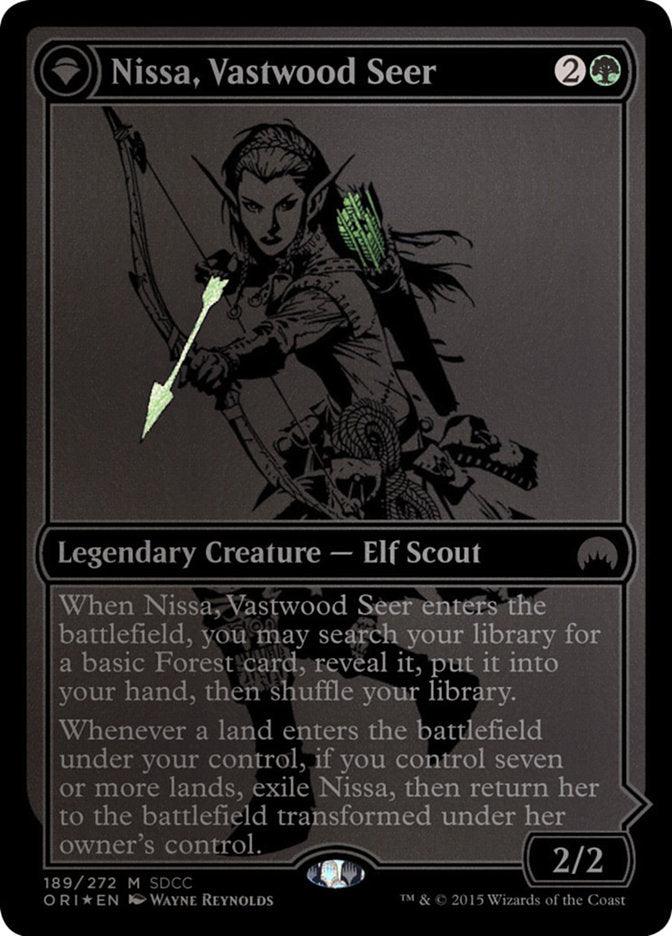 Nissa, Vastwood Seer // Nissa, Sage Animist [San Diego Comic-Con 2015] - Trinity Hobby