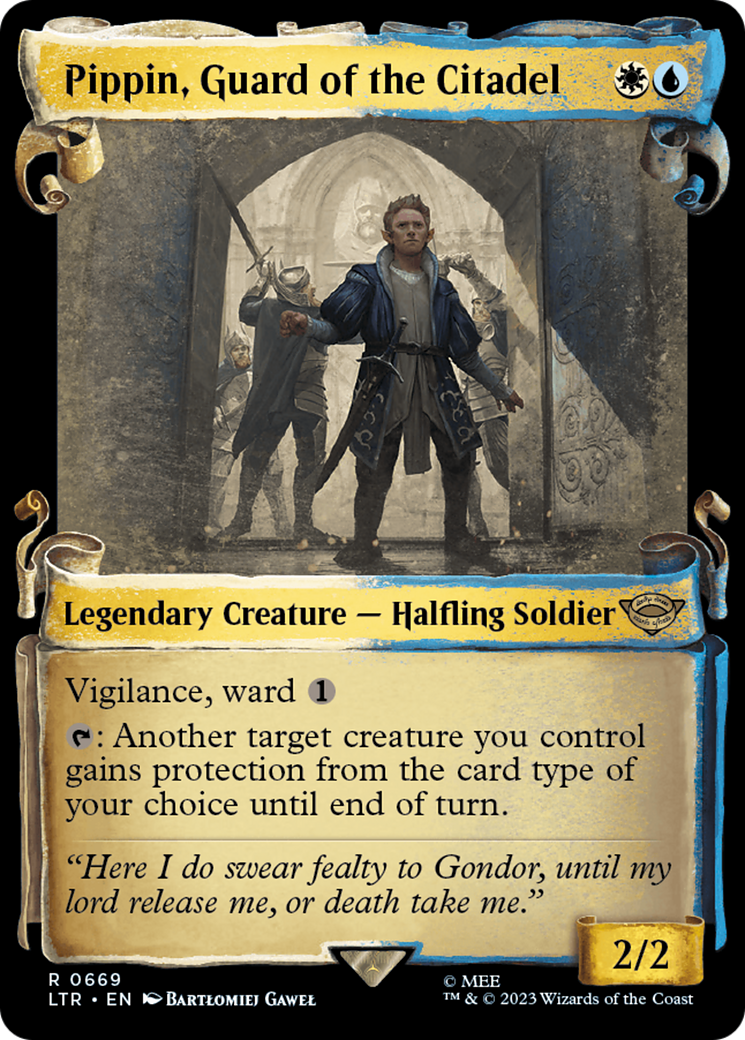 Pippin, Guard of the Citadel [The Lord of the Rings: Tales of Middle-Earth Showcase Scrolls] - Trinity Hobby