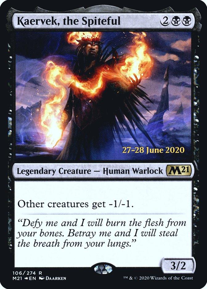 Kaervek, the Spiteful [Core Set 2021 Prerelease Promos] - Trinity Hobby