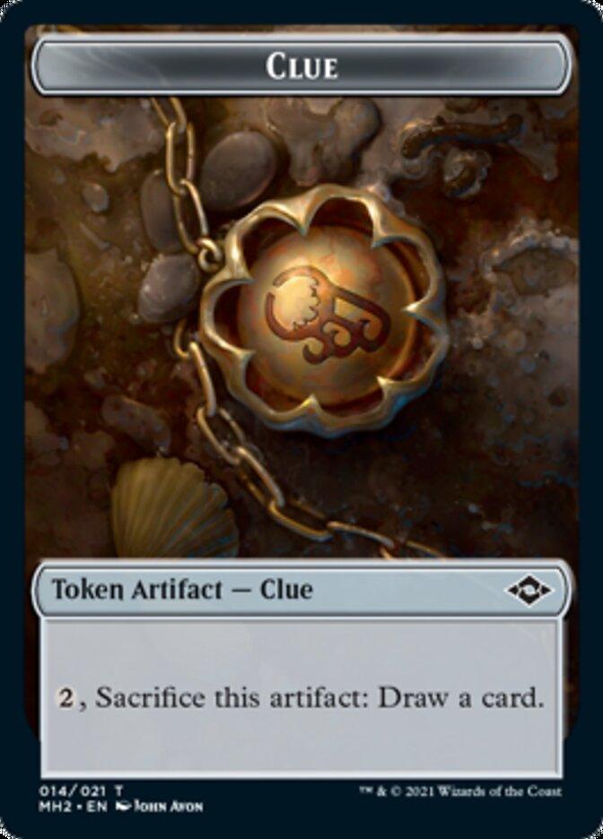 Clue (14) // Goblin Double-Sided Token [Modern Horizons 2 Tokens] - Trinity Hobby