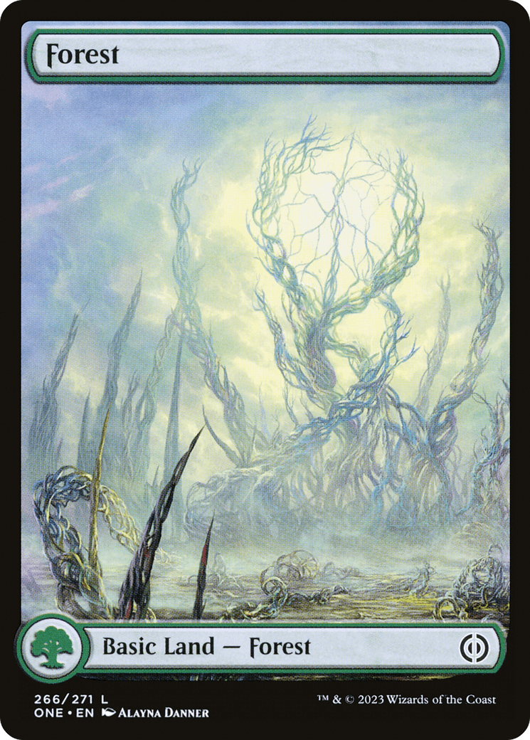 Forest (266) (Full-Art) [Phyrexia: All Will Be One] - Trinity Hobby