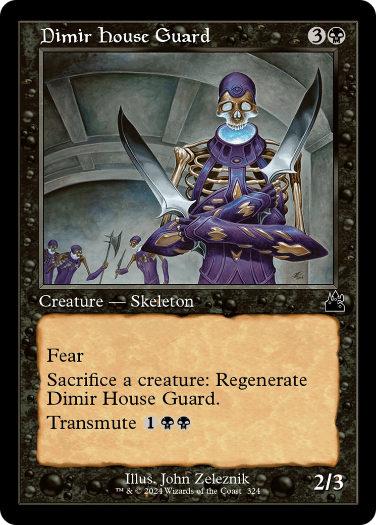 Dimir House Guard (Retro Frame) [Ravnica Remastered] - Trinity Hobby