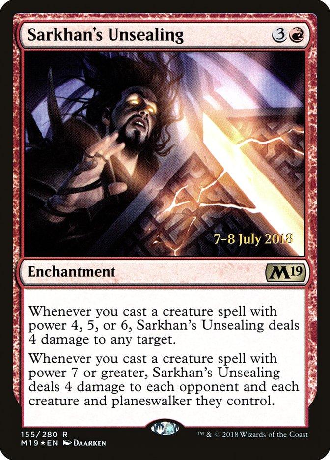 Sarkhan's Unsealing [Core Set 2019 Prerelease Promos] - Trinity Hobby