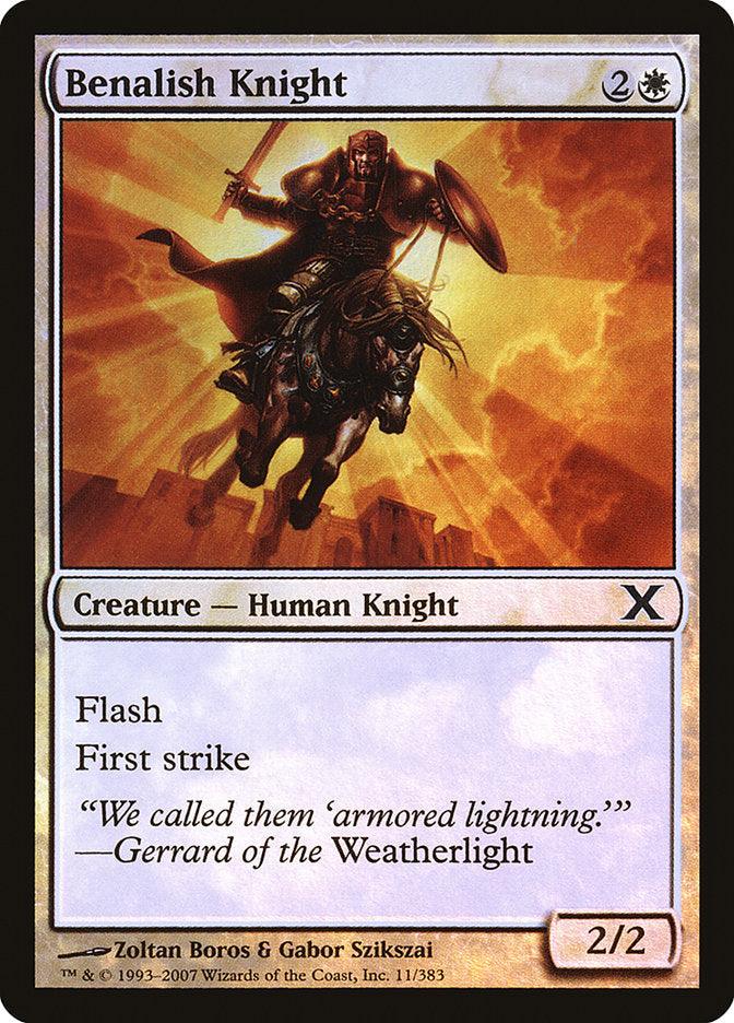 Benalish Knight (Premium Foil) [Tenth Edition] - Trinity Hobby