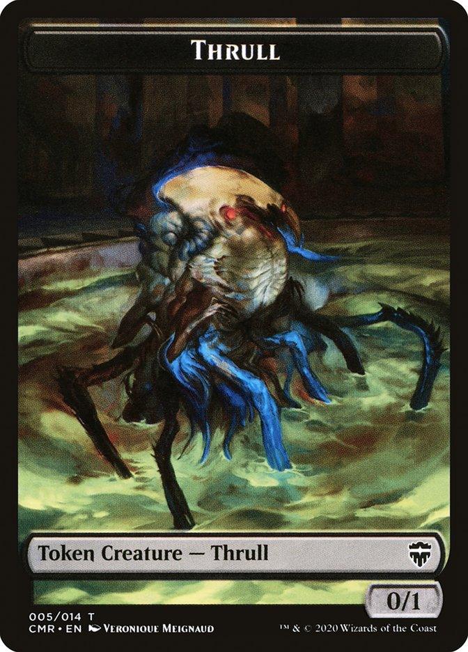 Salamander Warrior // Thrull Double-Sided Token [Commander Legends Tokens] - Trinity Hobby