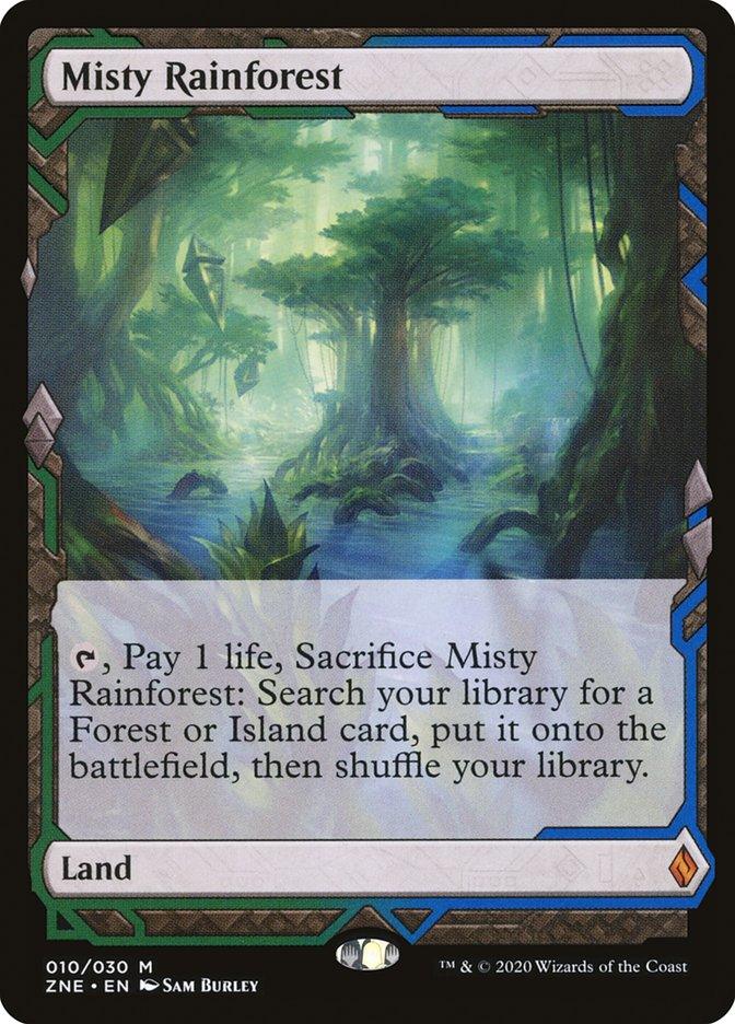 Misty Rainforest (Expeditions) [Zendikar Rising Expeditions] - Trinity Hobby