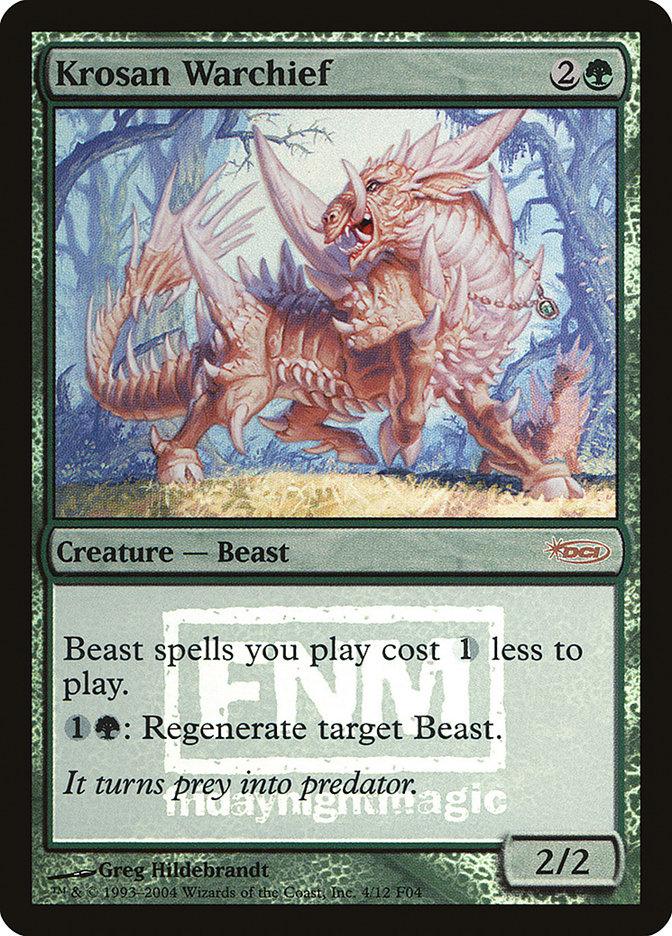 Krosan Warchief [Friday Night Magic 2004] - Trinity Hobby