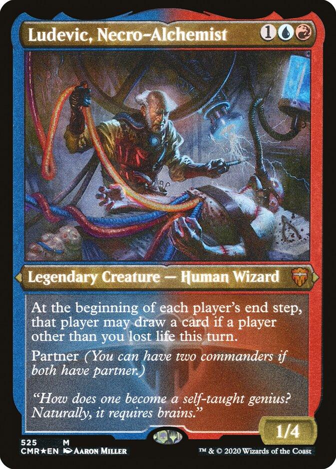 Ludevic, Necro-Alchemist (Etched) [Commander Legends] - Trinity Hobby
