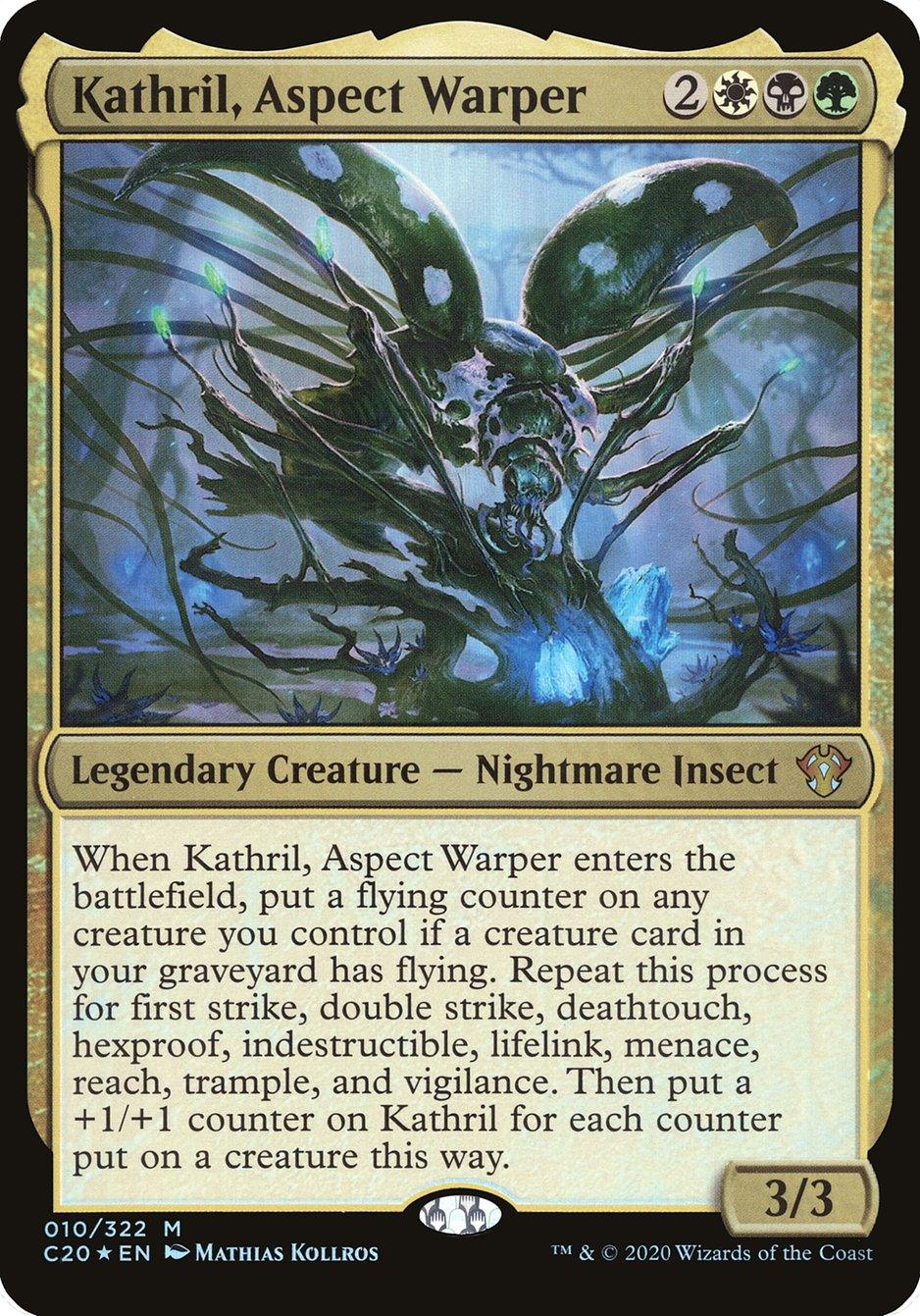 Kathril, Aspect Warper (Oversized) [Commander 2020 Oversized] - Trinity Hobby
