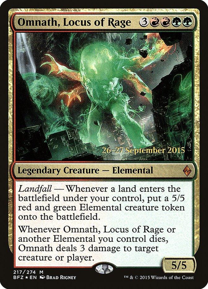Omnath, Locus of Rage [Battle for Zendikar Prerelease Promos] - Trinity Hobby
